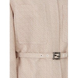 Ff diagonal 3d wool blazer