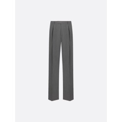 Pantalone in lana vergine con pinces