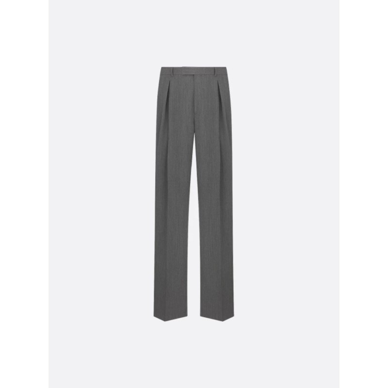 Pantalone in lana vergine con pinces