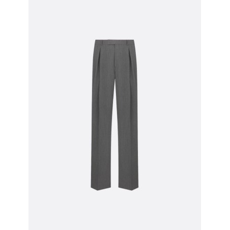 Pantalone in lana vergine con pinces