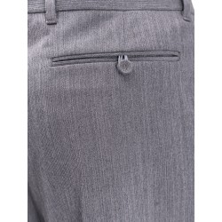 Pantalone in lana vergine con pinces