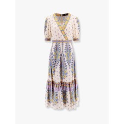 Flounced cotton dress