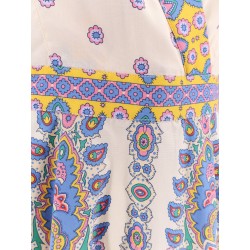 Flounced cotton dress