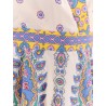 Flounced cotton dress