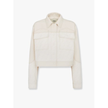 Ff off white denim jacket