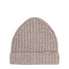 WOOL AND COTTON BLEND BEANIE