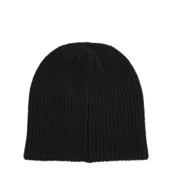 RIBBED BEANIE WITH LOGO