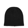 RIBBED BEANIE WITH LOGO