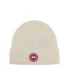 RIBBED BEANIE WITH LOGO