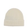 RIBBED BEANIE WITH LOGO