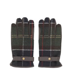 GLOVES WITH TARTAN PATTERN