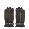 GLOVES WITH TARTAN PATTERN