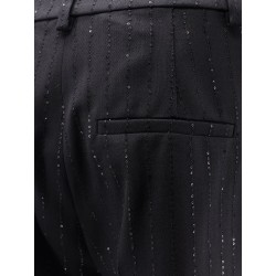 Siberia virgin wool shorts with sequins
