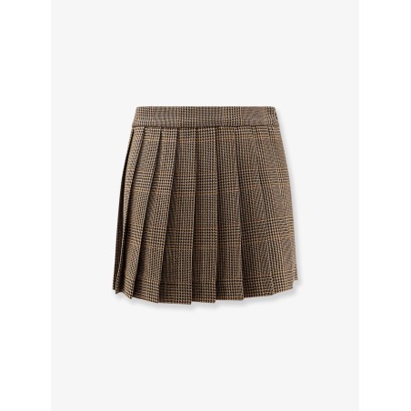 Orianaa virgin wool mini skirt