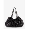 Patent leather shoulder bag