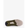 Caly low-top leather and suede sneakers