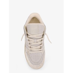 Area Lo ponyskin and suede low-top sneakers