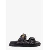 Dioract Dior Oblique jacquard fabric sandals