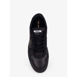 Dice Lo leather and suede low-top sneakers