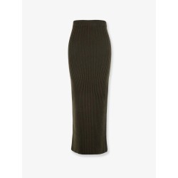 Boris wool and cashmere long skirt