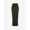 Boris wool and cashmere long skirt