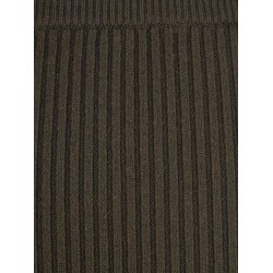 Boris wool and cashmere long skirt
