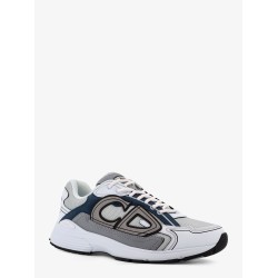 B30 Count low-top leather and mesh sneakers