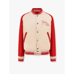 Nic cotton jacket with maxi Golden Club embroidery