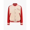 Nic cotton jacket with maxi Golden Club embroidery