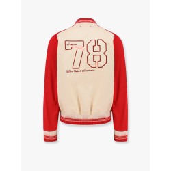 Nic cotton jacket with maxi Golden Club embroidery