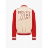 Nic cotton jacket with maxi Golden Club embroidery