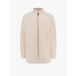Intertwined cardigan with bb garderobe motif