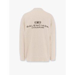 Intertwined cardigan with bb garderobe motif