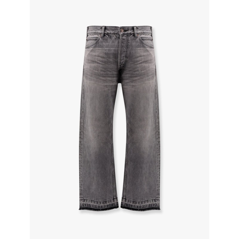 Wesley fringed bottom jeans