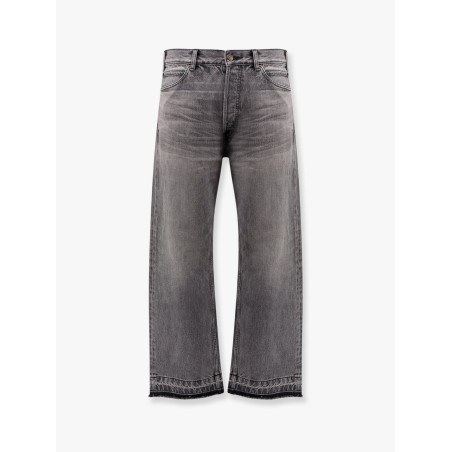 Wesley fringed bottom jeans