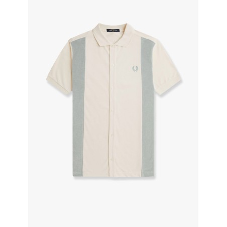 Cotton piquet polo shirt with towel inserts