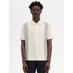 Cotton piquet polo shirt with towel inserts