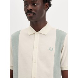 Cotton piquet polo shirt with towel inserts