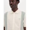 Cotton piquet polo shirt with towel inserts