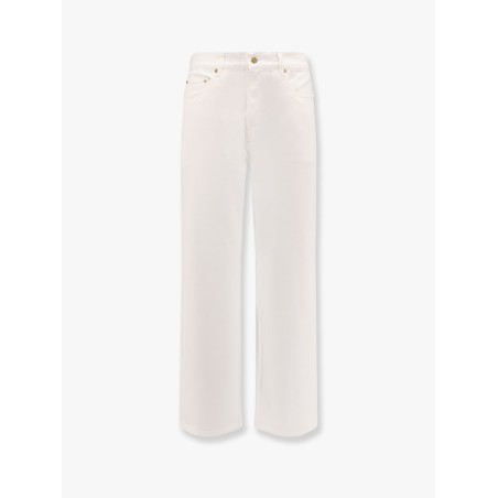 Skate white denim trouser