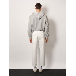 Skate white denim trouser