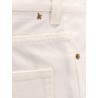 Skate white denim trouser