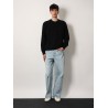 Cotton sweatshirt with iconic frontal star