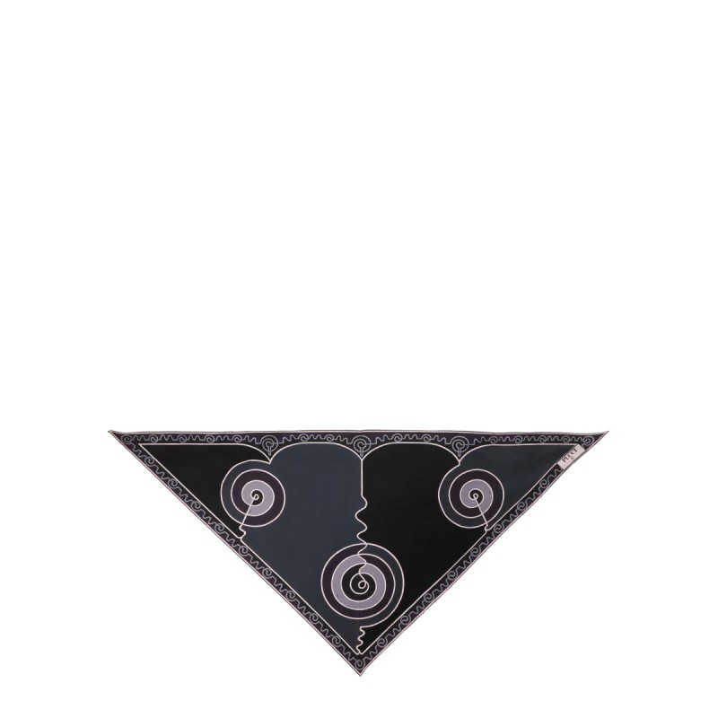 ASTRO PRINT TRIANGLE SCARF