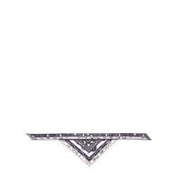 "BANDEAU" TRIANGLE SCARF IN PRINT MIX