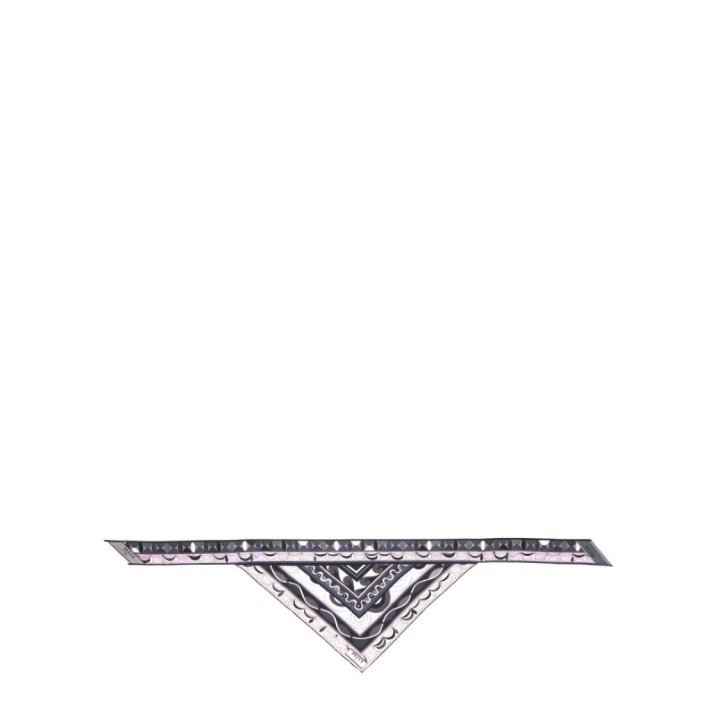 "BANDEAU" TRIANGLE SCARF IN PRINT MIX