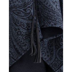 Wool and cashmere cape