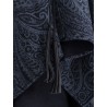 Wool and cashmere cape