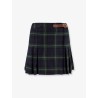 Tartan wool kilt miniskirt