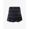 Tartan wool kilt miniskirt